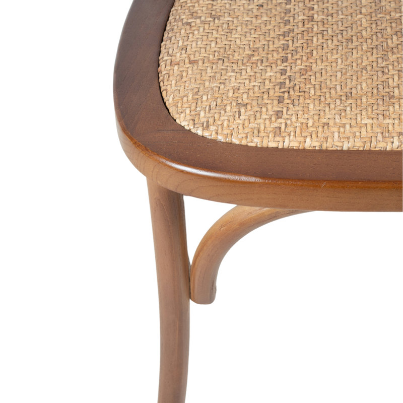 Chaise de bistro Leff, Brun