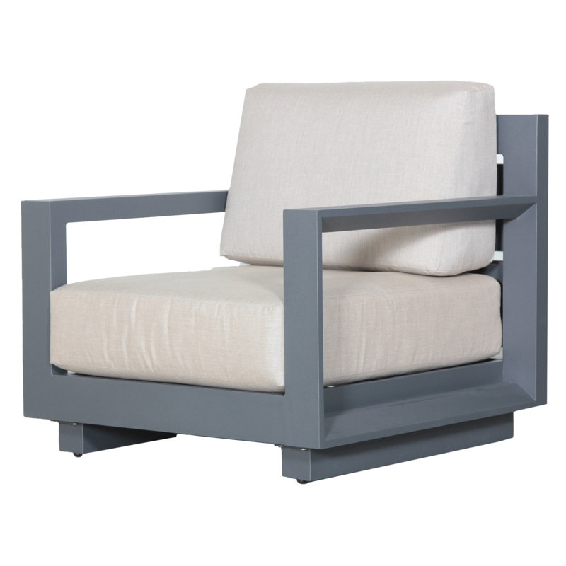 Chaise de patio avec coussins Koeller