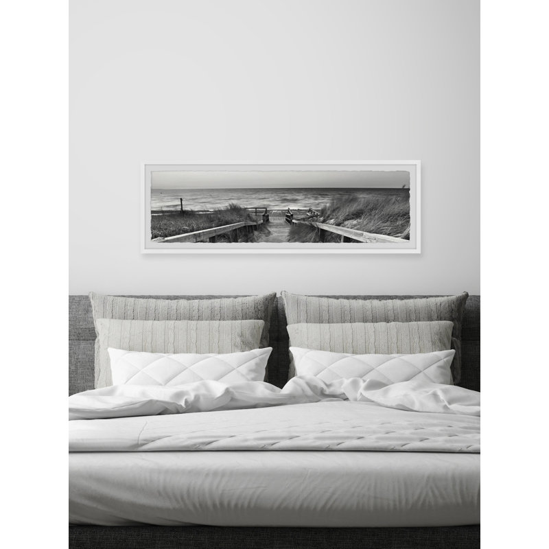 Catch A Breeze by Marmont Hill - Single Picture Frame Print, 25cm H x 76cm W x 3.81cm D