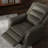 Global Home Swivel Glider Recliner With Manual Footrest-1358631391