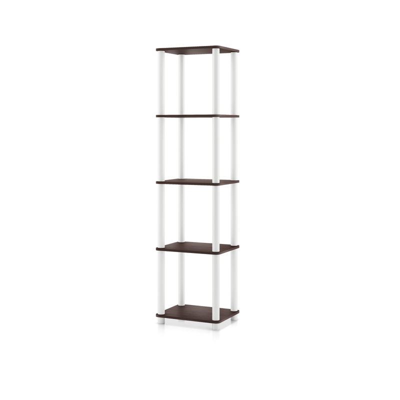 Terzenbach Narrow Storage Shelving, (5 Shelves) 58.22"H x 14.86"W x 11.81"D, Espresso