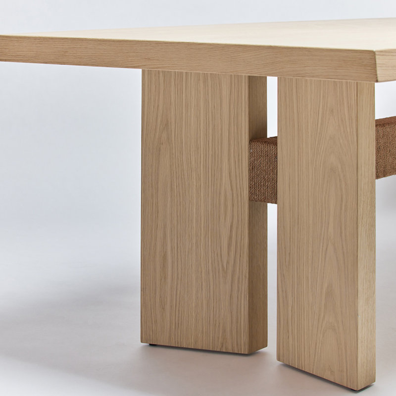 Lummus Solid Oak Dining Table