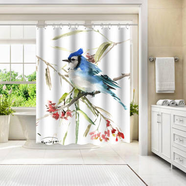Americanflat 71 x 74 Shower Curtain, Californiapoppies by Suren Nersisyan