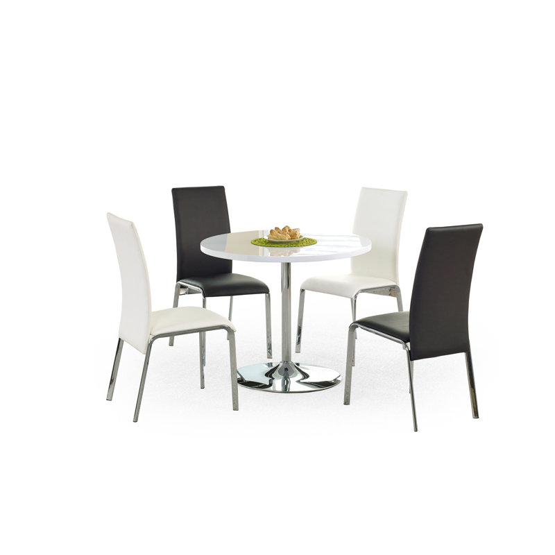 Abdurrehman Round Metal Base Dining Table