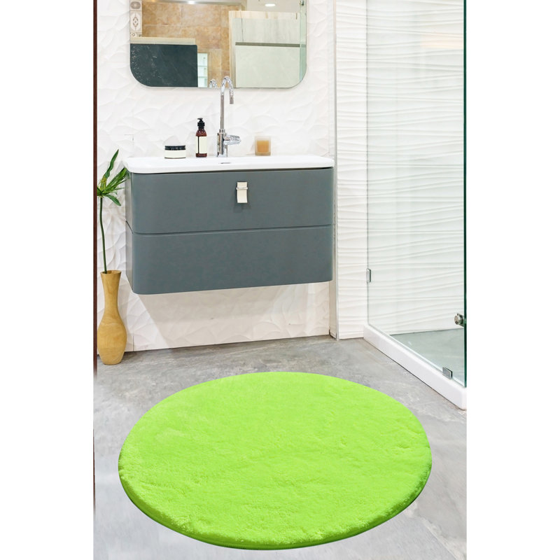 Tapis pour salle de bain Markleeville, Vert