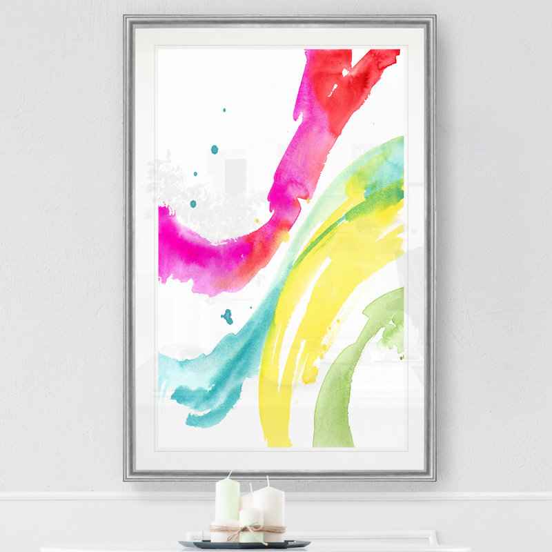 « saturée splash i », impression sur toile, H 22,5 po x l 30,5 po x P 1,5 po, Argent