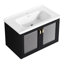 Meuble-lavabo mural 32 po avec lavabo pour petite salle de bain Rechetta