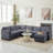 7-Piece Upholstered Corduroy Sectional-1228022338