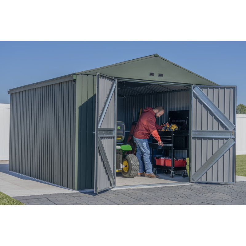 Remise de rangement pour pelouse Scotts, 10 x 12, vert