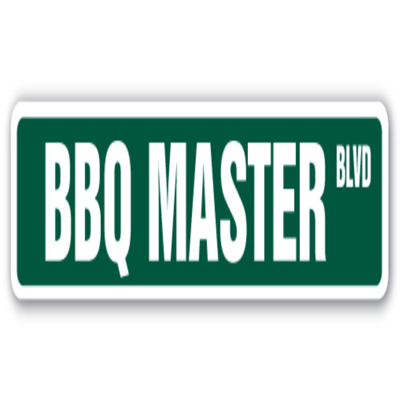 BBQ Master Street Sign