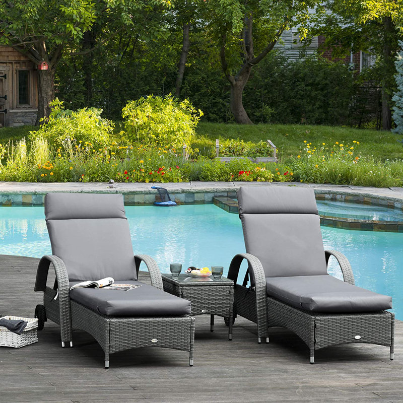 Garden Daybed Cushion, Grey