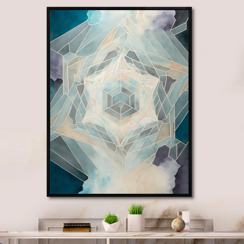 Impression sur toile encadrée "Fondamentaux", Noir, L 12 po x H 20 po
