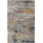 Casual Abstract, Gray/Yellow/Blue Area Rug-2005846702