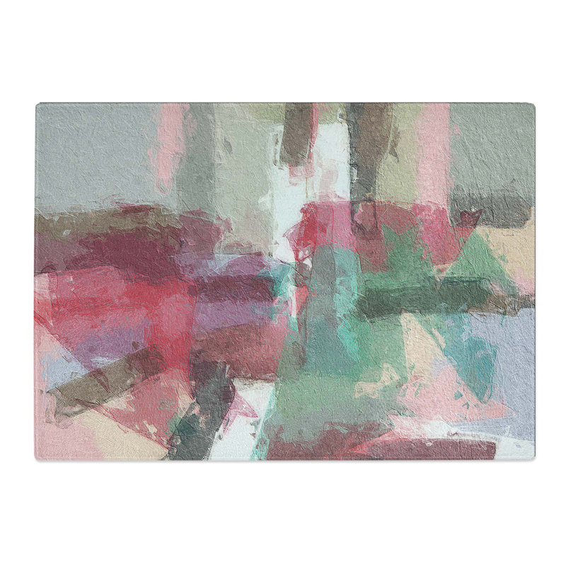 Tempered Glass Art Painting Vol.111 Chopping Board, 28.5 cm W x 20 cm L