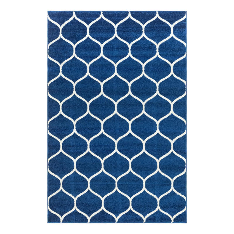 Llanet Geometric Indoor Rug, Rectangle 7'1" x 10'