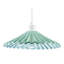 Emerald Green Gloss Ceramic Pendant Light Shade With Rippled Body By -1378038304