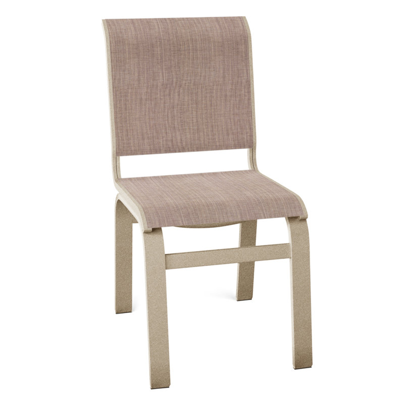Chaise d'appoint de salle à manger Hiraku, Désert texturé, Fenouil Augustine Sunbrella®