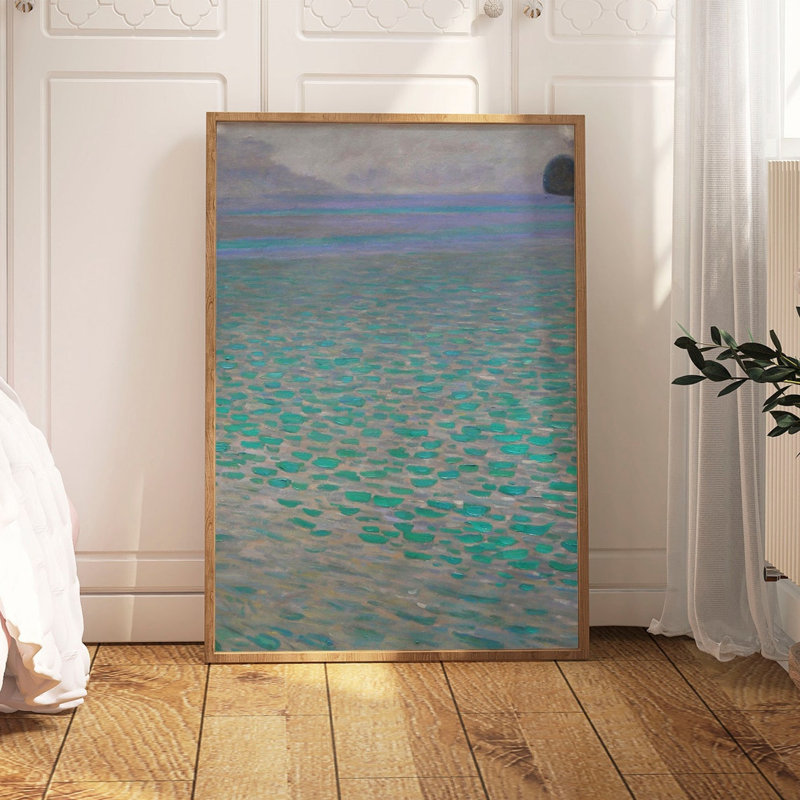 On Lake Attersee by Gustav Klimt - No Frame Print, 59cm H x 42cm W