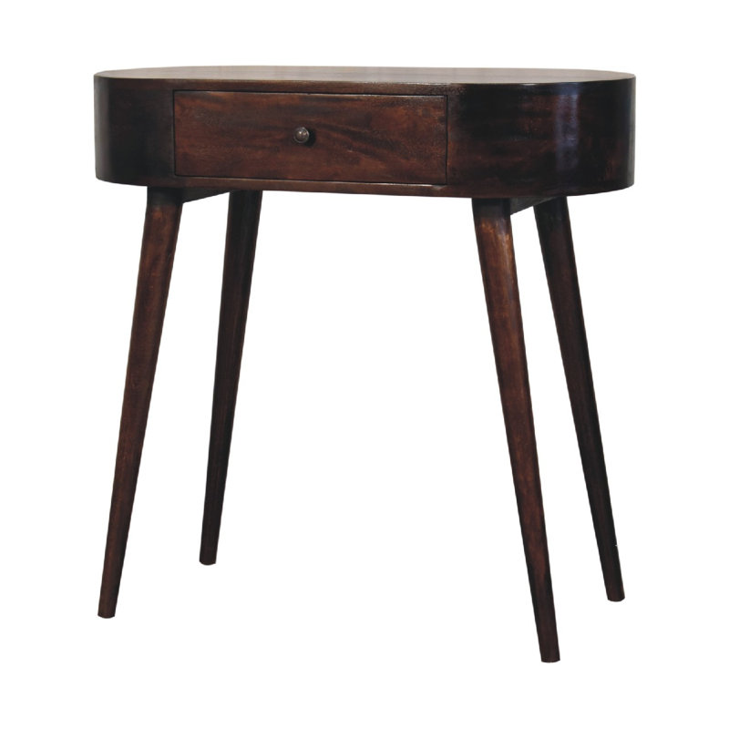 Shyann 80cm Solid Wood Console Table, Walnut