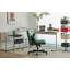 Chaise de bureau Green Velvet Criss Cross-1357129320