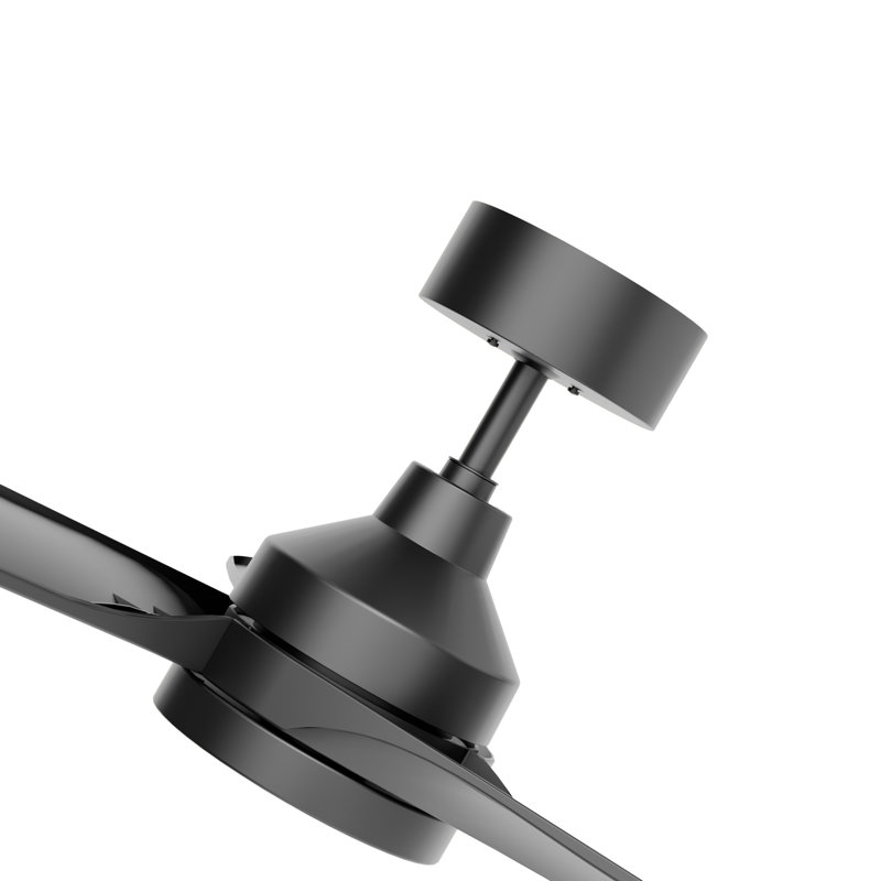 Ventilateur de plafond moderne 52 po avec lumière et télécommande, minuterie 6 vitesses à débit d'air élevé jusqu'à 5000 CFM, moteur à courant continu à faible bruit, 3CCT et à intensité variable