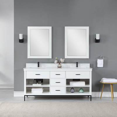 Ensemble de meuble-lavabo double 72 po Arloine