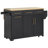 59.3" Kitchen Island With Storage 2 Pull Out Cabinet-1412308644