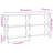 vidaXL Console Table Engineered wood Large Console Table-826062178