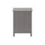 Table d'appoint, table de bout, table d'appoint, 2 niveaux, chambre à coucher, table de chevet, lampe, tiroir de rangement, placage gris antique, transitionnel-478009049