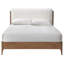 Solacina Wood Frame Bed-859155254-859155253