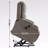 Single Motor Power Lift Recliner - 8-Point Massage, Lumbar Heating, USB, Cup Holders, 350 Lbs-1817556119