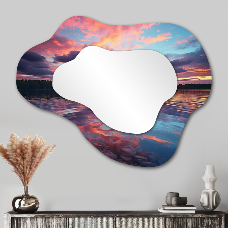 Grand miroir mural Sunset, 27 po x 35 po
