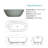 61" x 30.7" Freestanding Solid Surface Soaking Stone Resin Bathtub, Thick Edge Tubs with Overflow, Pop-up Drain-121906546