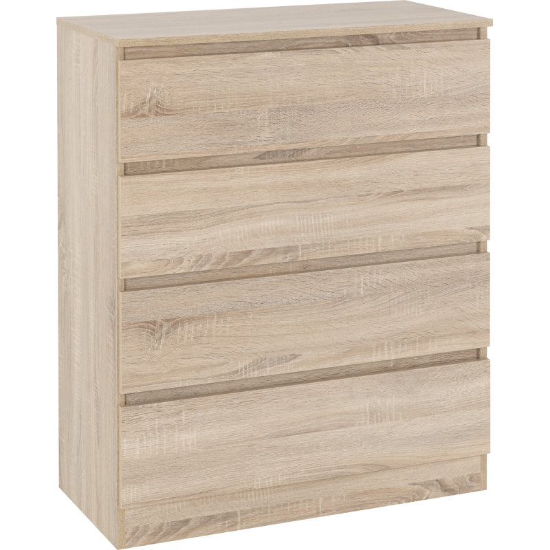 Braunstein 4 Drawer Chest Of Drawers, Sonoma Oak