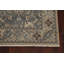 Tapis oriental en laine brun clair / bleu