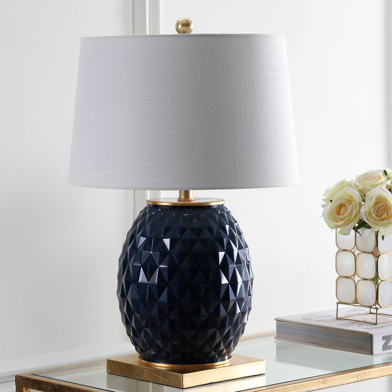 Knorr Table Lamp, Navy/Gold
