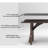 Gray rectangular rock table and chair set-102222005