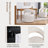 25.4" Wide Modern Upholstered Armchair With Open Back