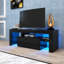 Meuble télé noir avec lumières DEL RVB-439518820-439518822