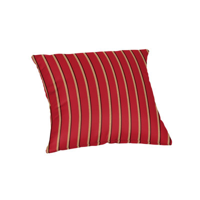 Casual Cushion Solid Sunbrella® Fabric 1-Piece Indoor/Outdoor Square Throw Pillow, 15"W x 15"L, Cast Ocean