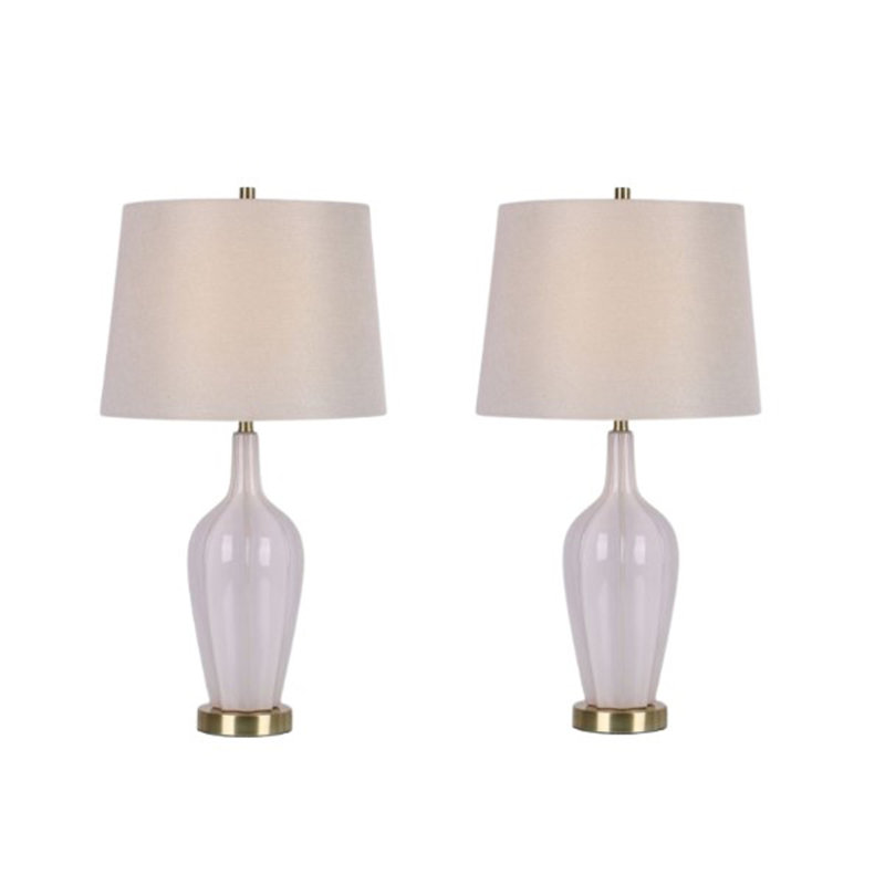 Lampe de table Isabelo, Crème