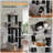 67-Inch Large Cat Tower Black-1428513824