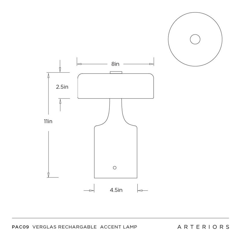 Verglas Rechargeable Accent Lamp
