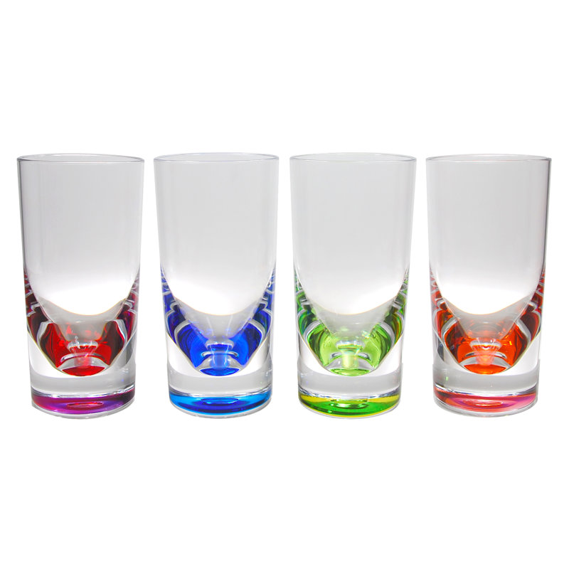Ensemble de 4 pièces 12 oz. Ensemble de verres en plastique