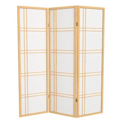 70.5" Tall Double Cross Shoji Panel Room Divider