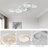 39'' 7-Blade Dimmable Reversible Ceiling Fan With LED Lights And Remote Control