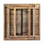 Table pliante carrée en bois récupéré