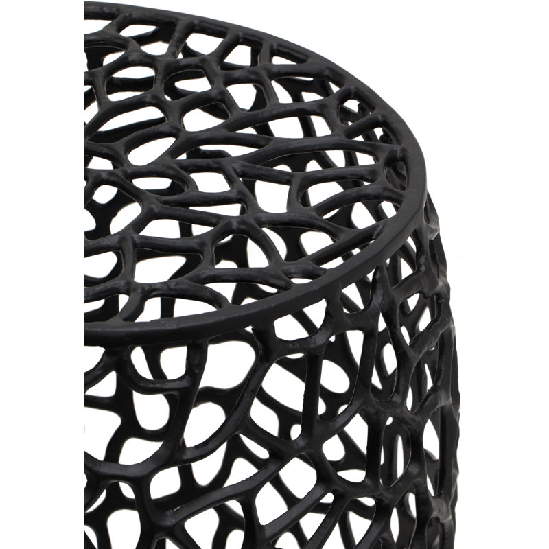 table de bout cylindriques, Noir