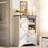 47" Tall Farmhouse 5 Drawer Sideboard Buffet, Storage Cabinet Chest With Sliding Barn Door & Shelf For Kitchen, Bathrooms-989981567