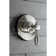 Kingston Brass Tudor Single-Handle Wall Mount Three-Way Diverter Valve with Trim Kit